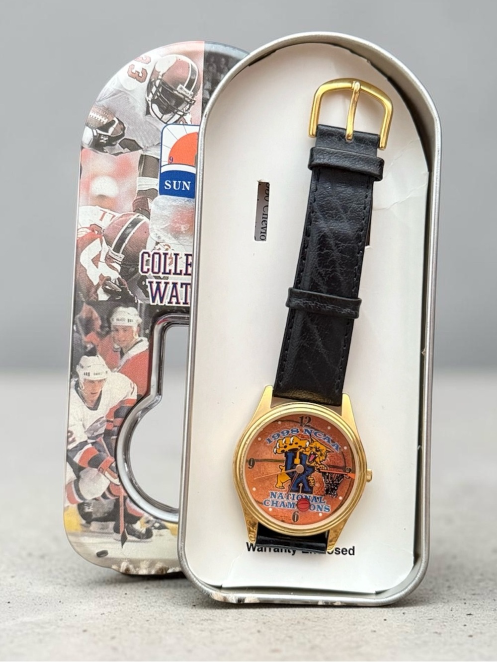 Vintage University of Kentucky Watch UK Wildcats 1998 National Champions 90s
